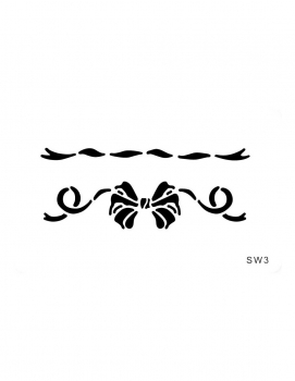 Stencil - Festive Bow & Ribbon